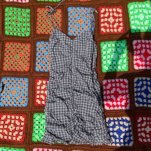 vintage y2k hollister plaid mini dress